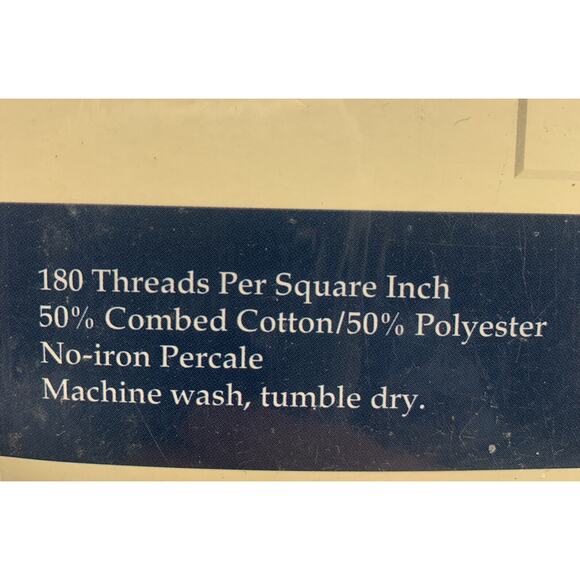 Vintage Classic Traditions Full Flat Sheet Peach Blush 180 Thread Count USA - Picture 3 of 4